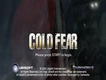 Cold Fear (USA) screen shot title